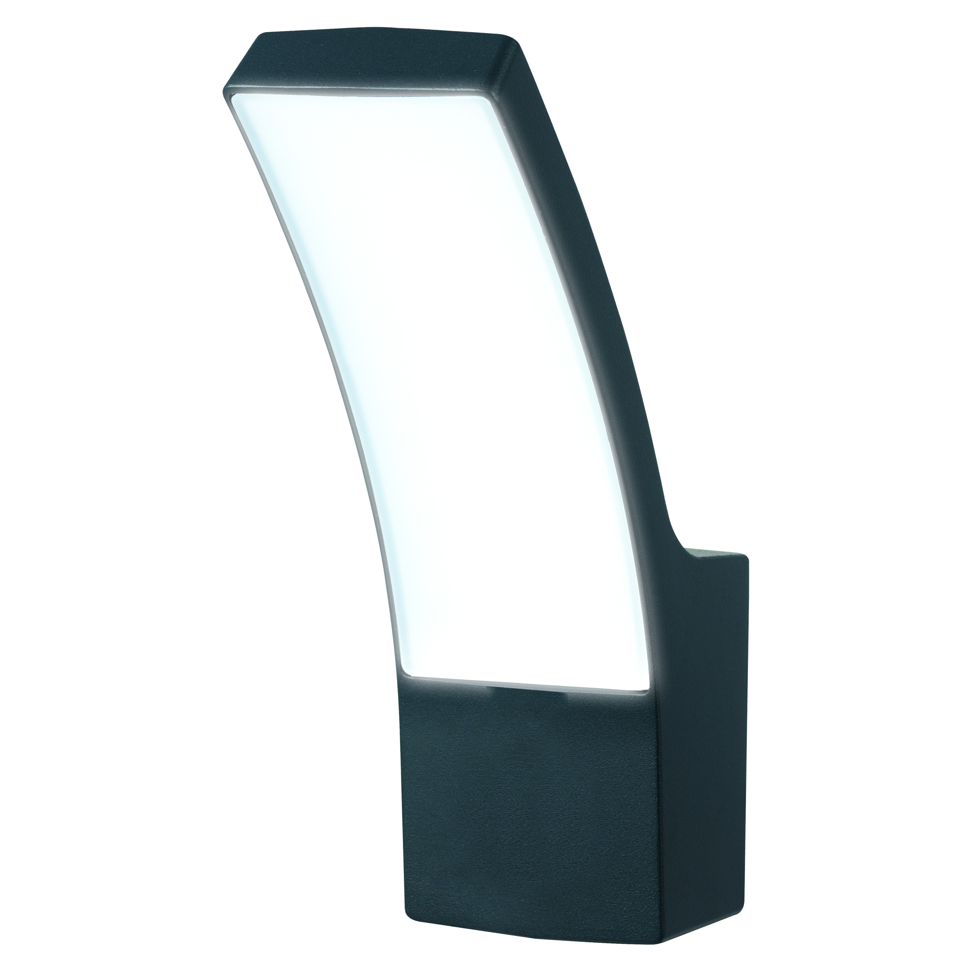 Светильник светодиодный уличный. Архитектурный накладной. ULU-S70A-12W/4000K IP65 BLACK (4000K). Корпус черный