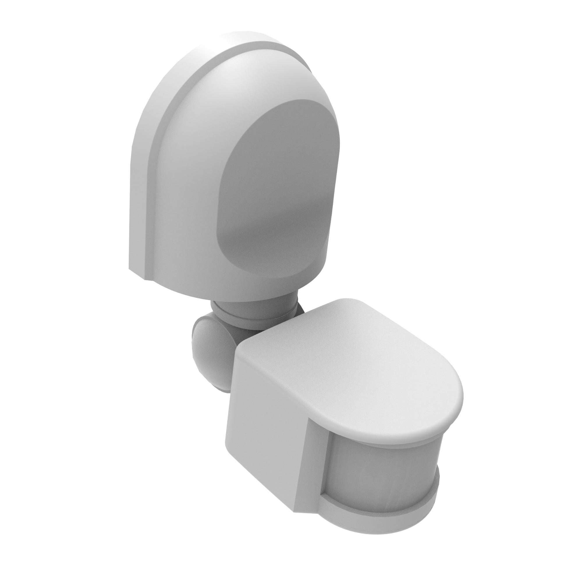 Датчик движения ИК 12 м 10 секунд - 7 минут IP44 белый USN-R21 1200W/180R WHITE