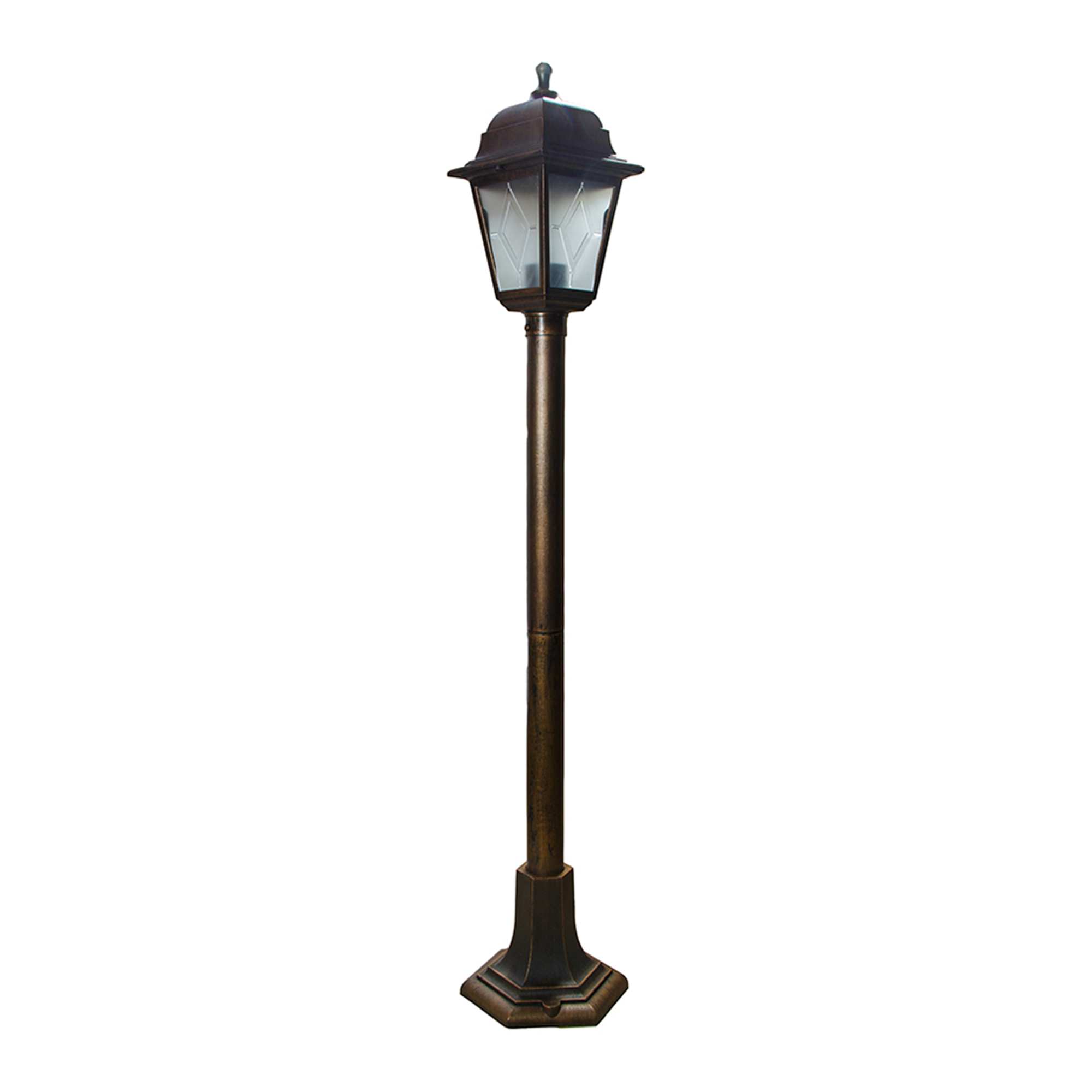 Светильник уличный UUL-A01T 60W/E27 IP44 BRONZE, под лампу Е27. Архитектурный напольный. Цвет корпуса бронзовый.