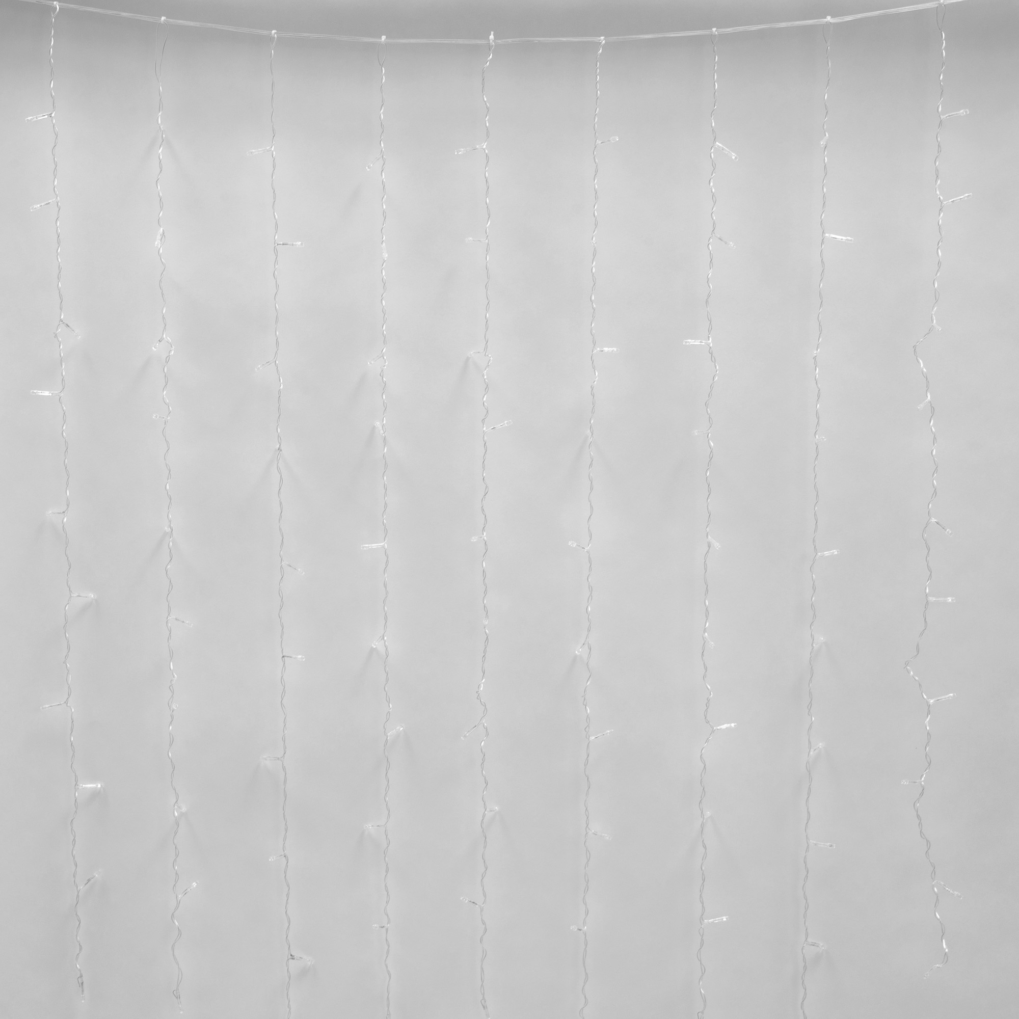 Гирлянда Занавес светодиодный с эффектом мерцания 3х2 м 264 светодиода теплый прозрачный провод ULD-C3020-264/TTK WARM WHITE IP44