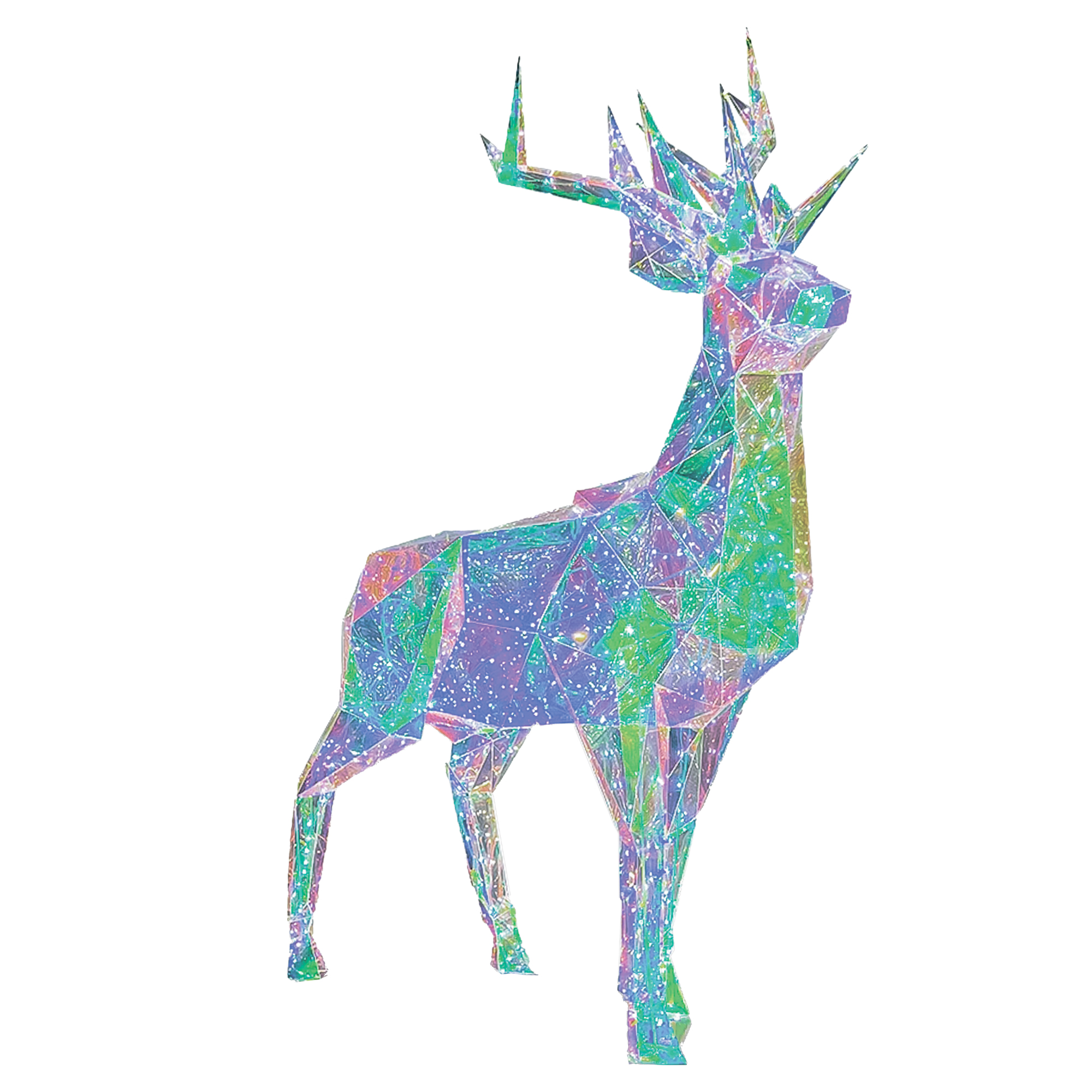 Светильник декоративный Олень 500 светодиодов белый свет радужный цвет корпуса ULD-R501 220V DEER