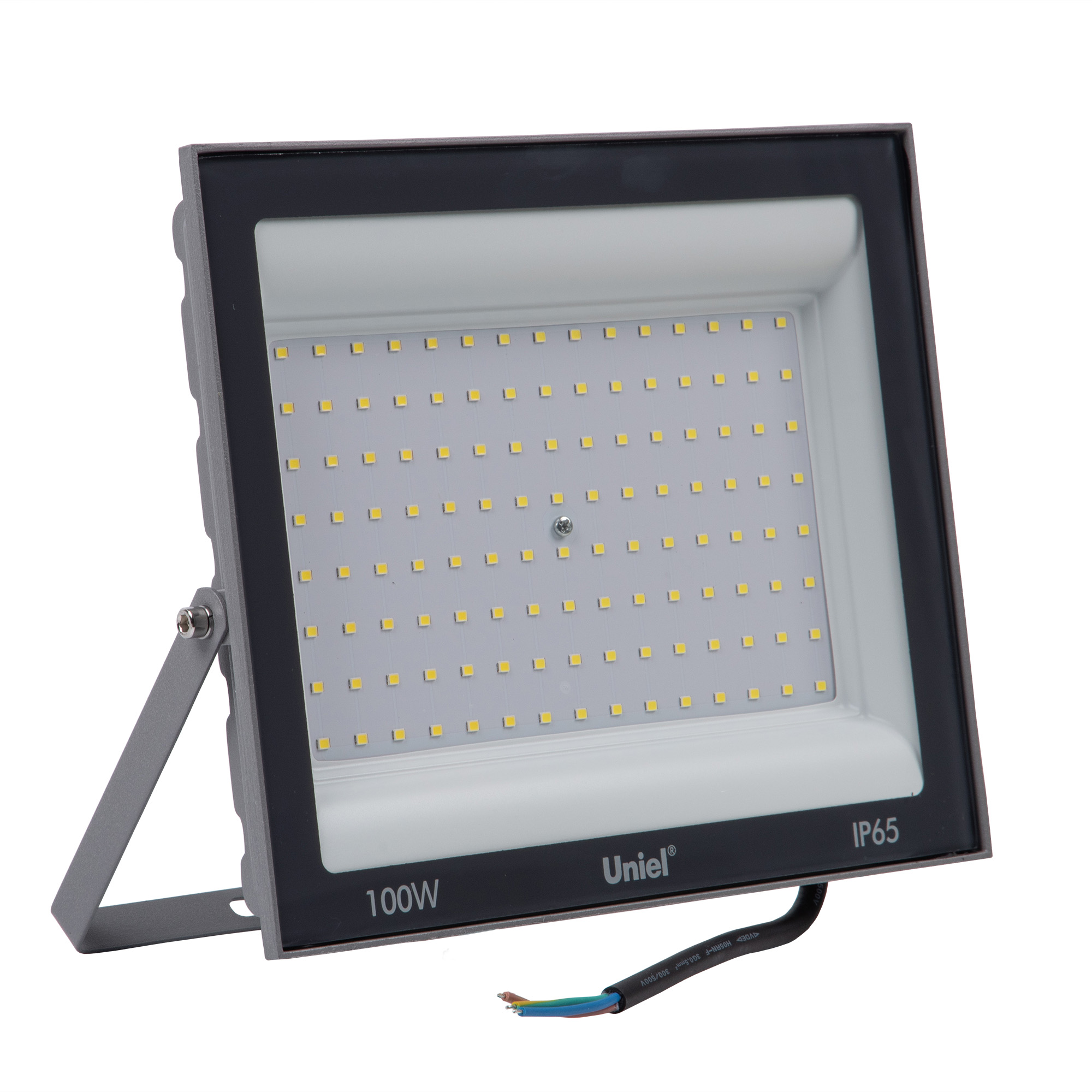 Прожектор светодиодный 100 Вт дневной свет 6500K серый корпус ULF-F23-100W/6500K IP65 160-240V GREY