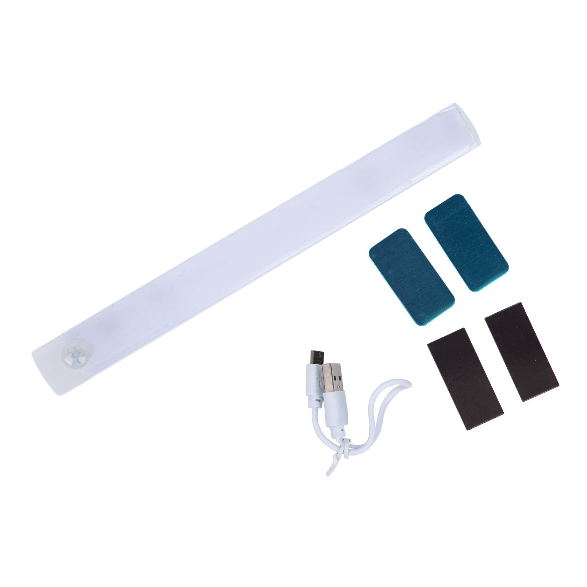 Светильник светодиодный для мебели с сенсором движения и освещенности Аккумуляторный в комплекте 200мм 80 Лм ULM-F60-1W/4000K/RECH SENSOR IP20 WHITE