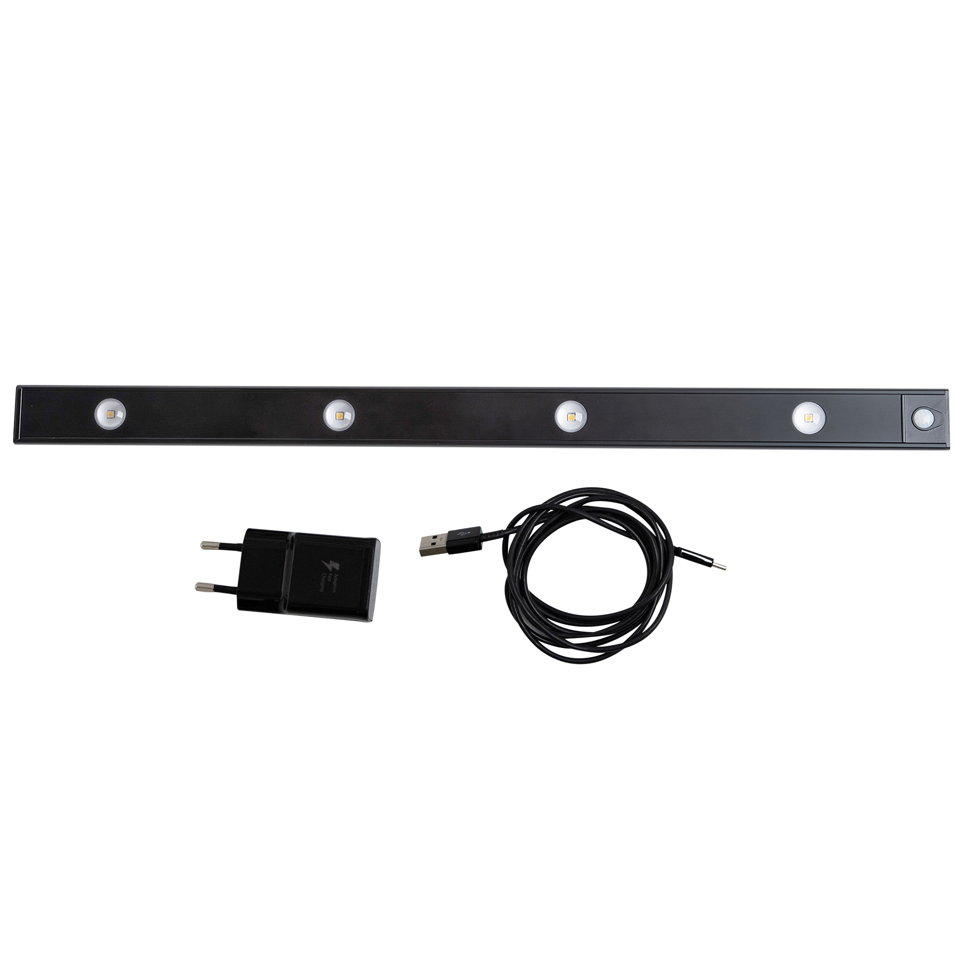 Светильник светодиодный для мебели с сенсором движения и освещенности 5 Вт 600мм Черный ТМ ULI-F50-5W/4000K SENSOR IP40 BLACK