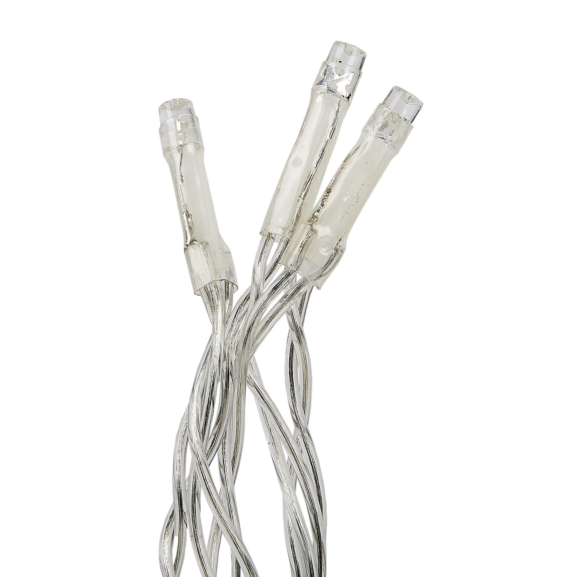 Бахрома светодиодная со статическим свечением 6м соединяемая 80 светодиодов белый свет прозрачный провод ULD-B6006-080/STK WHITE IP44