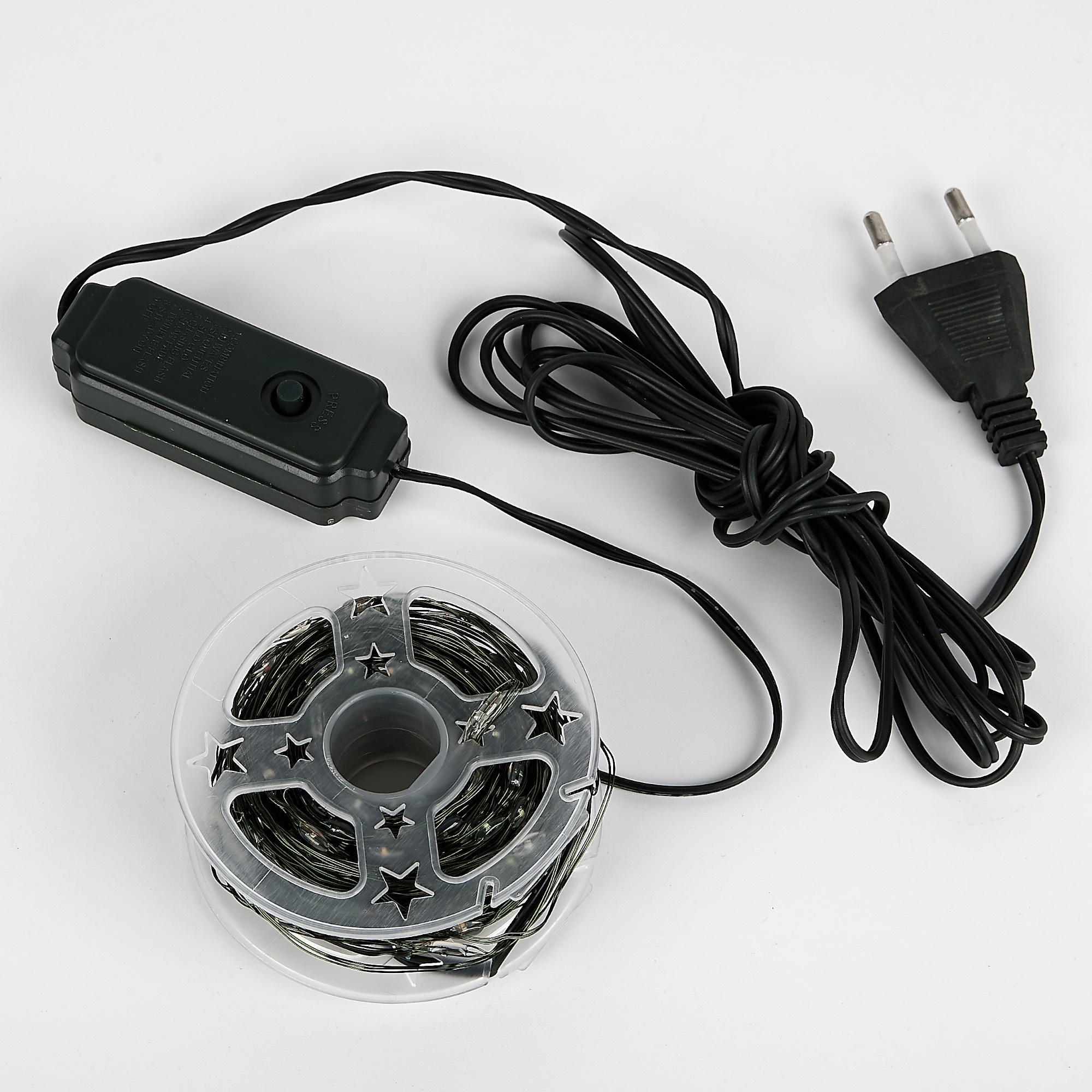 Гирлянда светодиодная Роса 30 м 300 светодиодов Теплый белый свет зеленый провод ТМ ULD-S3000-300/DGA WARM WHITE IP20 DEW