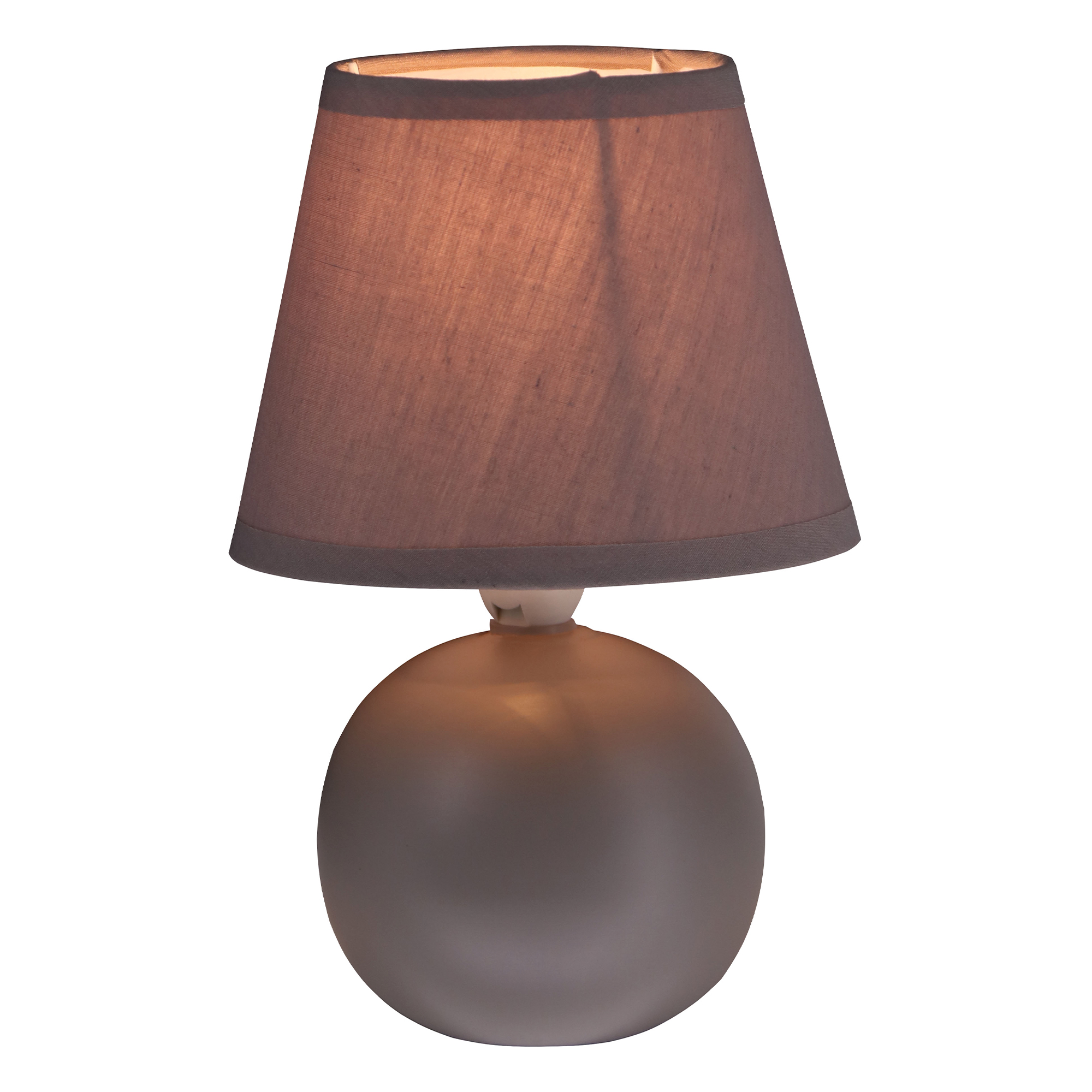 Светильник настольный декоративный под лампу Е14 40W Механический выключатель Темно-серый ТМ UML-B303 E14 DARK GREY