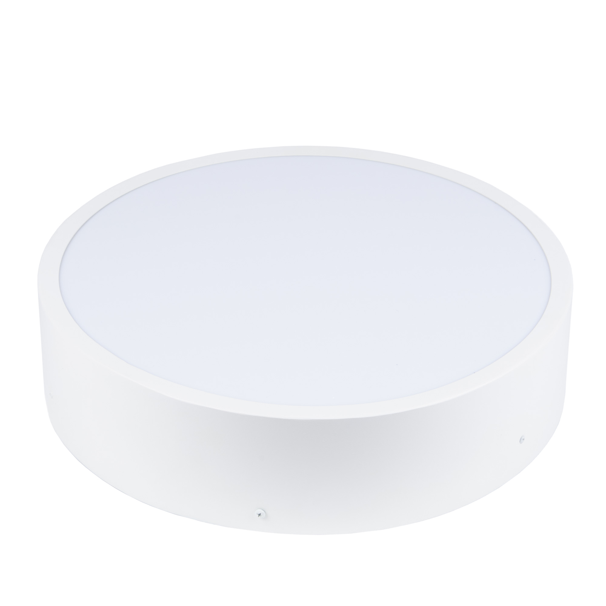 Светильник светодиодный накладной ДБО. Белый свет 4000K Диаметр 400мм Корпус белый ULO-K40A 30W/4000К/R40 IP40 WHITE