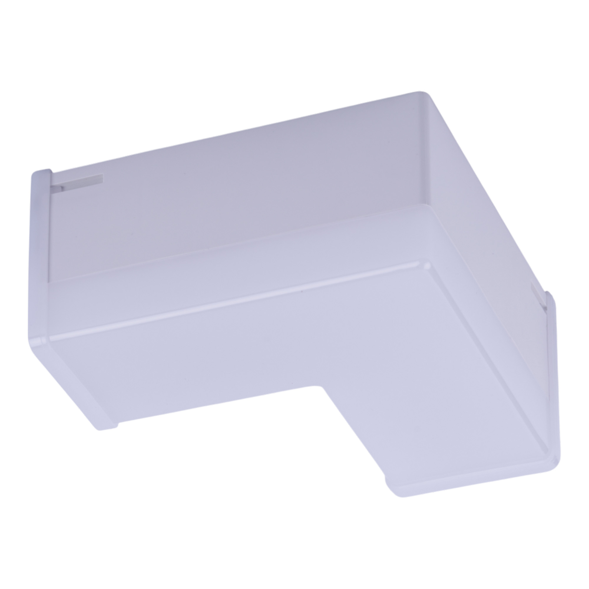 Светильник светодиодный  L-образный. Угол 90 градусов. Белый свет (4000K). 800Лм. Алюминий. Корпус белый ULO-N11L-8W/4000K/90D IP40 WHITE