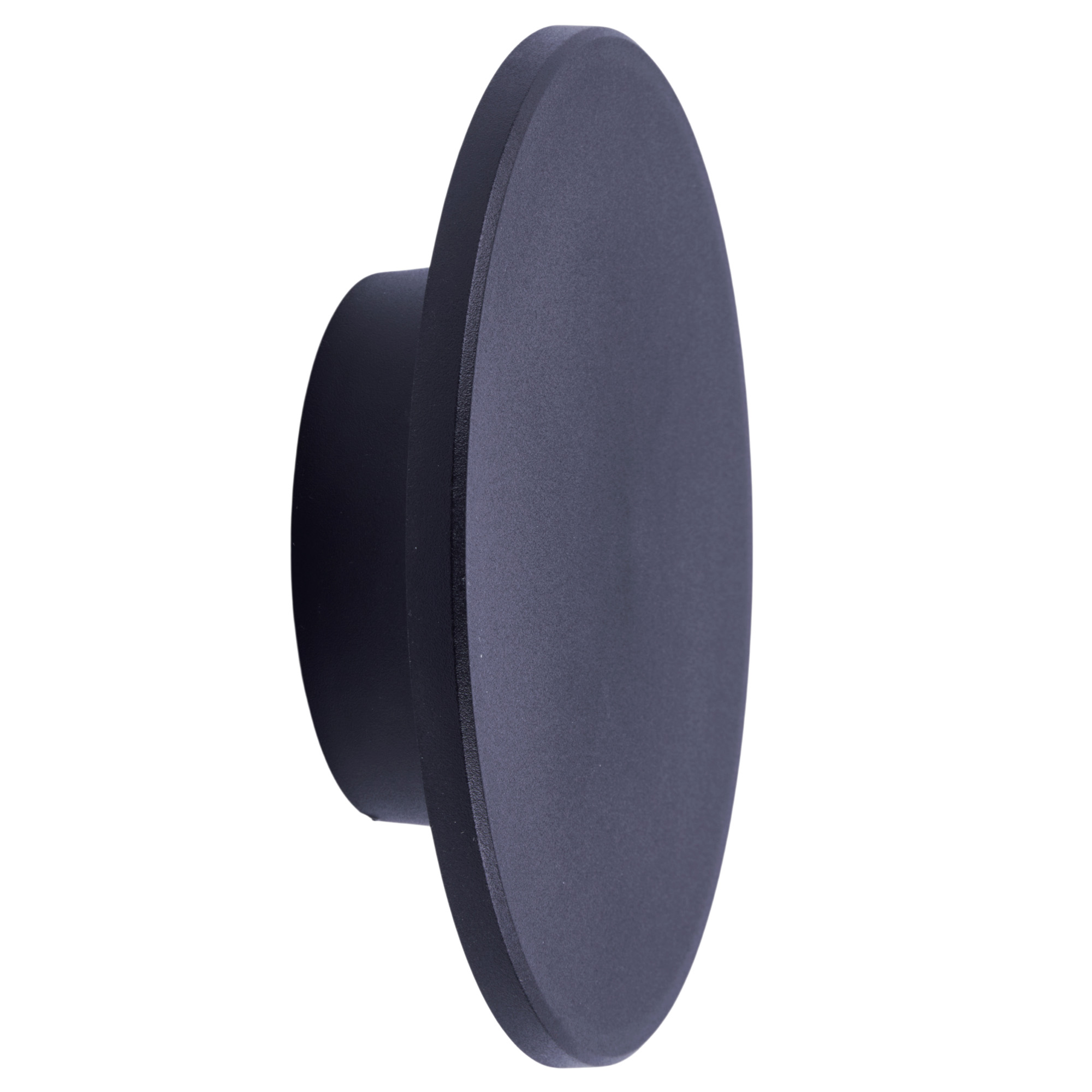 Светильник ULU-P35R-12W/3000K+4000K+6500K/D18 IP65 BLACK светодиодный уличный. Архитектурный накладной. С переключателем цвета свечения. Теплый(3000K)/Белый(4000K)/Дневной(6500K). Диаметр 18 см. Корпус черный. TM Uniel