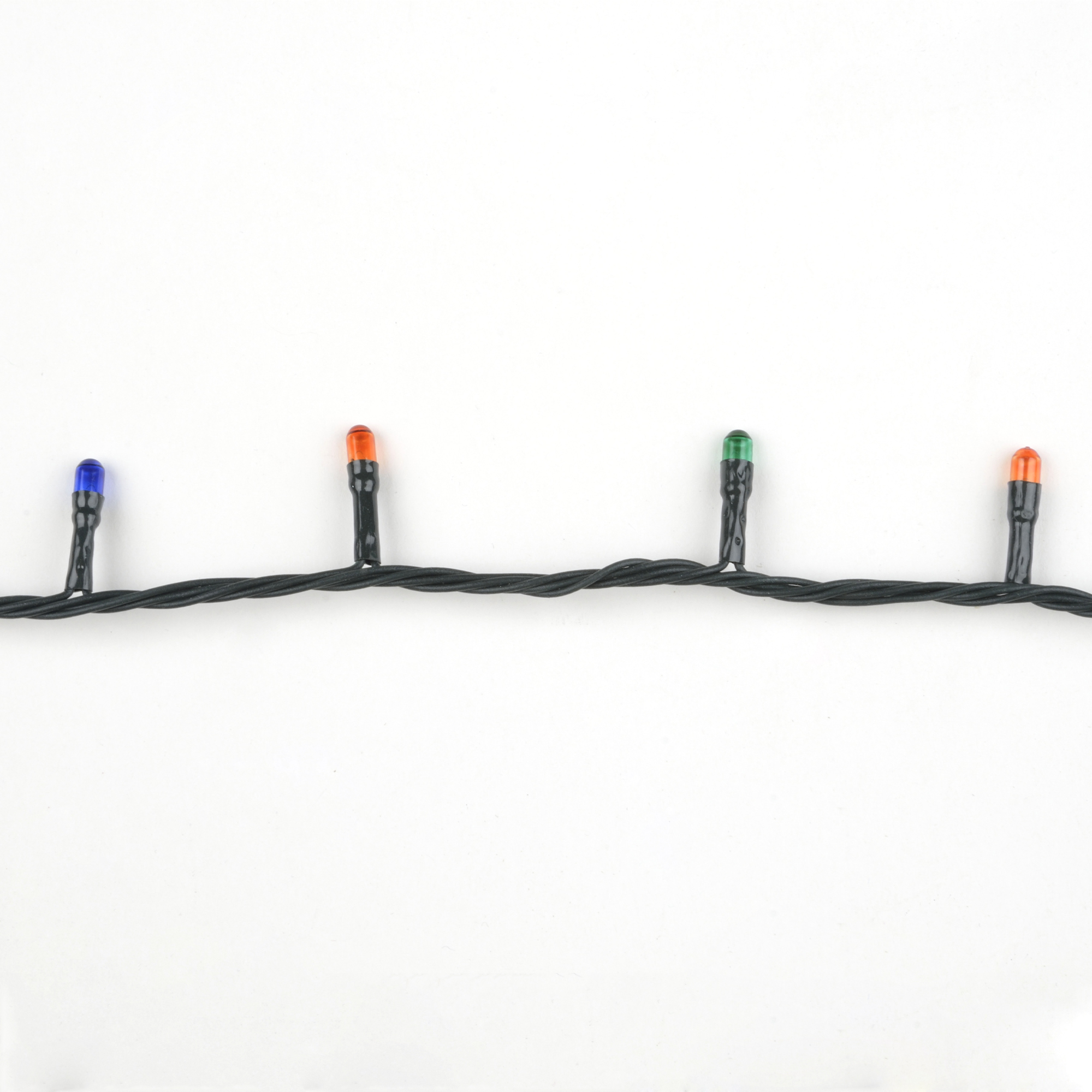 Гирлянда с контроллером 15 м 300 миниламп накаливания разноцветный свет зеленый провод