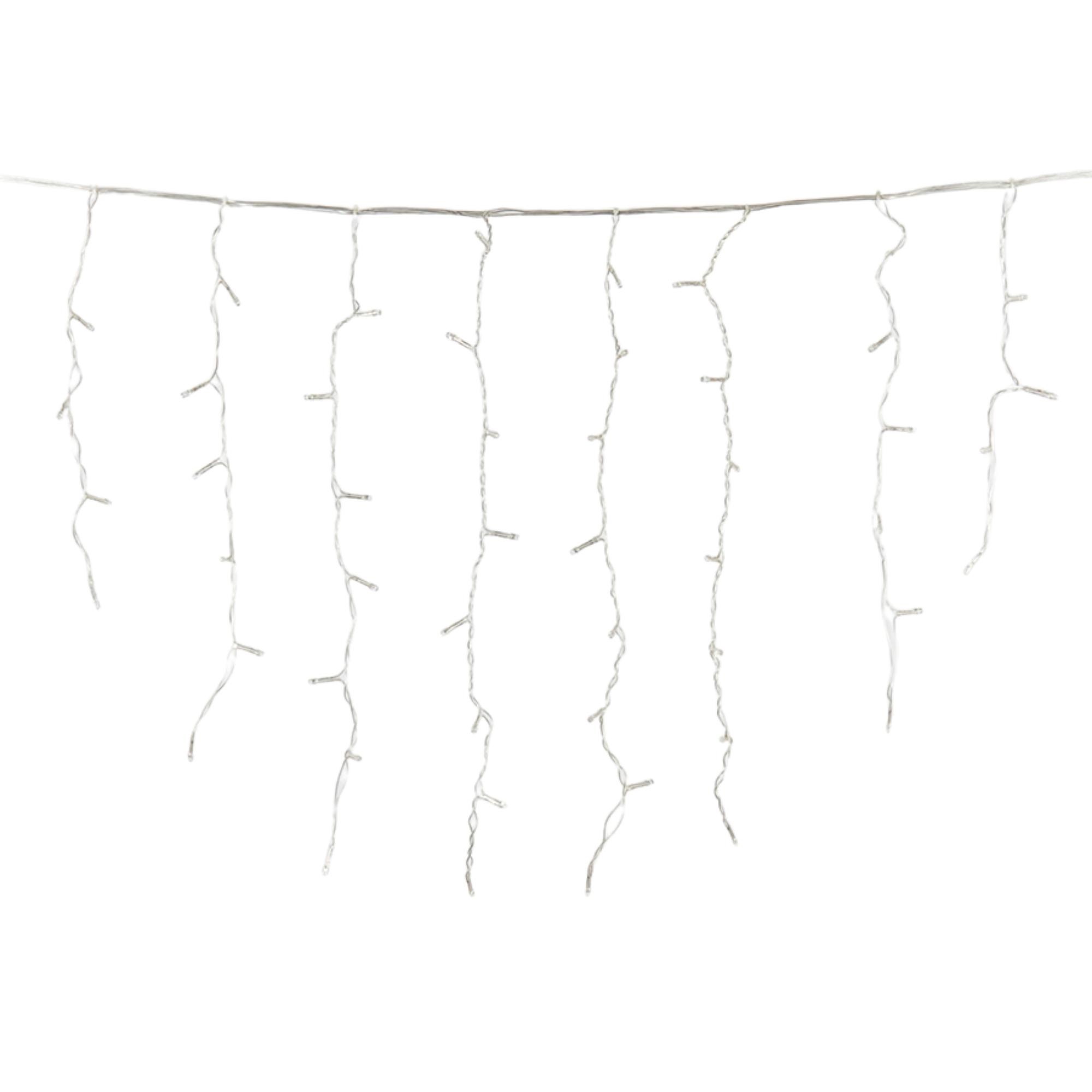 Бахрома светодиодная с контроллером 3 м 200 светодиодов разноцветный свет прозрачный провод ULD-B3010-200/DTA MULTI IP20