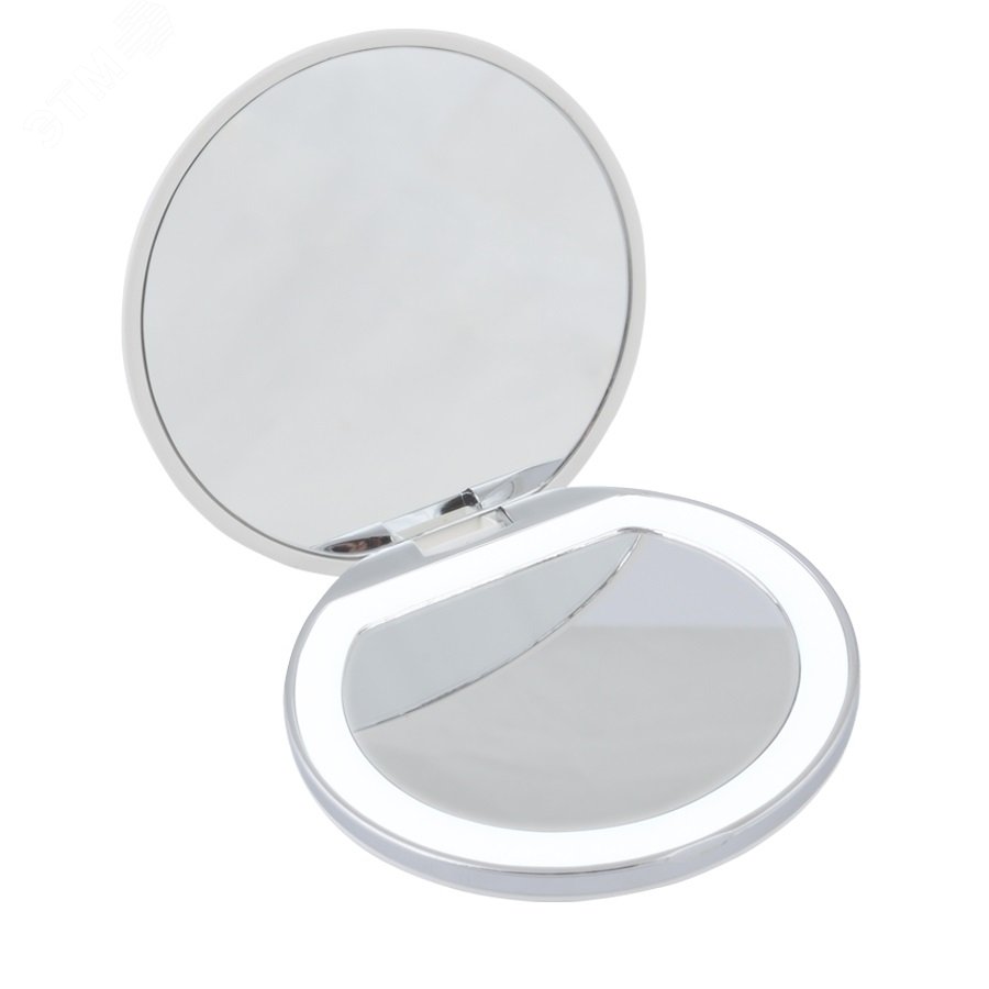 Изображение товара Карманное зеркало с подсветкой ULK-F72 DIM/RECH WHITE с диммером