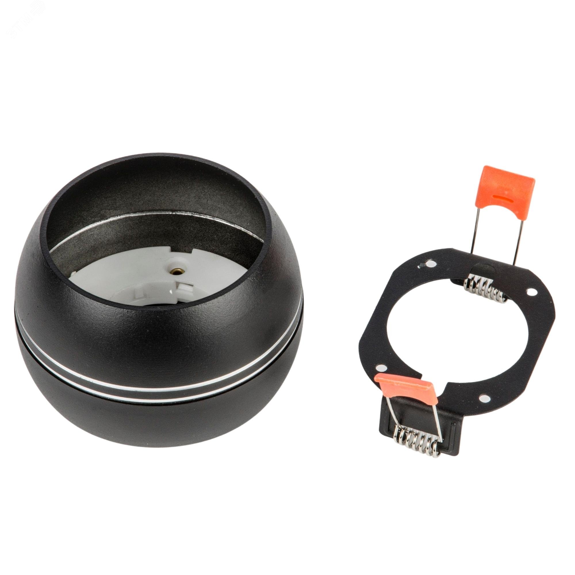 Изображение товара Декоративный встраиваемый светильник DLC-S614 GX53 Black Silver серия Sotto