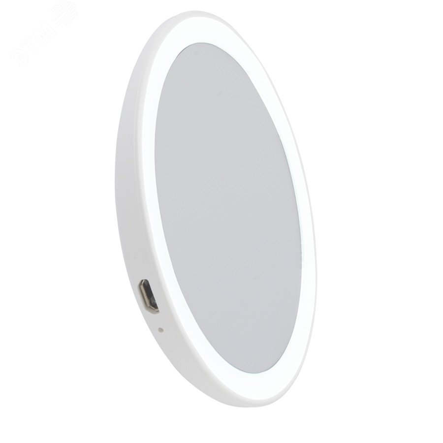 Изображение товара Карманное зеркало с подсветкой и димером ULK-F73 SW/DIM/RECH WHITE
