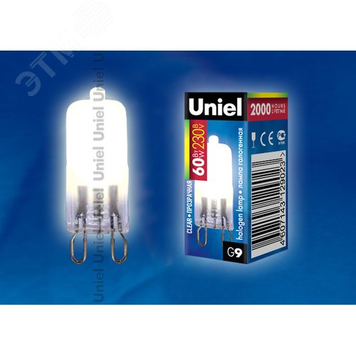 Лампа галогенная JCD-CL-60/G9 Картонная коробка - фото 2