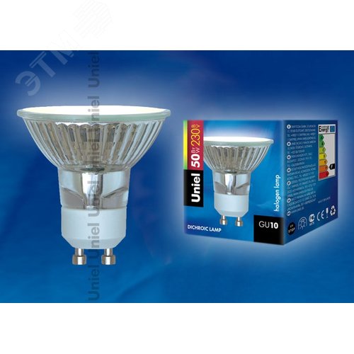 Лампа галогенная JCDR-50/GU10 Картонная упаковка - фото 2