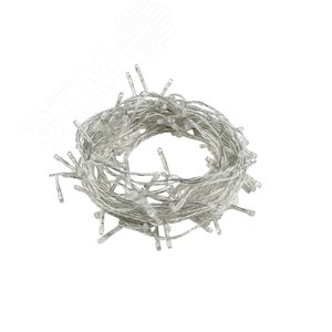 Гирлянда светодиодная 10 м 100 светодиодов красный свет прозрачный провод ULD-S1000-100/DTA RED IP20 - фото 1