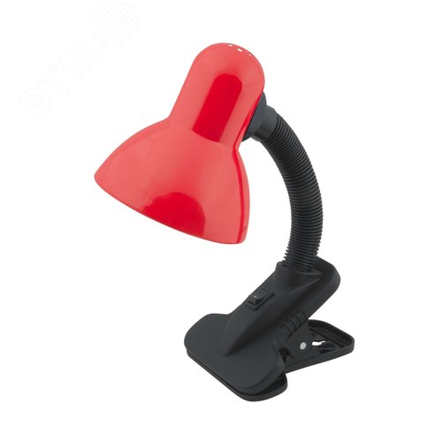 Светильник настольный TLI-206. Цоколь E27. Цвет красный - фото 2