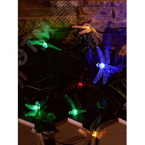 Светодиодный садовый светильник USL-S-123/PT4000 cадовая гирлянда на солнечной батарее Dragonflies Special