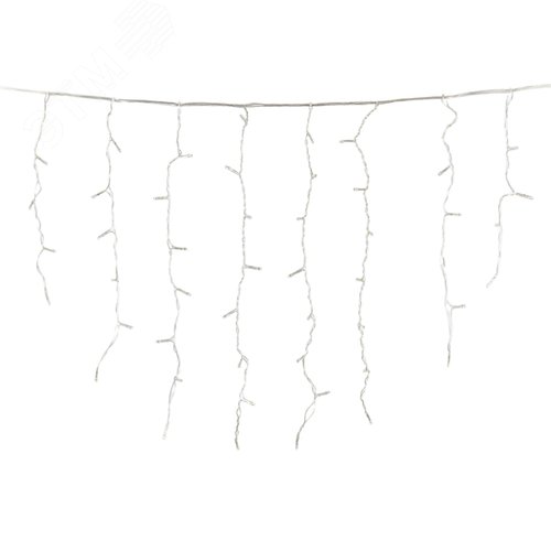 Бахрома светодиодная с контроллером 200 светодиодов 3 м синий IP20 прозрачный провод ULD-B3010-200/DTA BLUE IP20 - фото 6