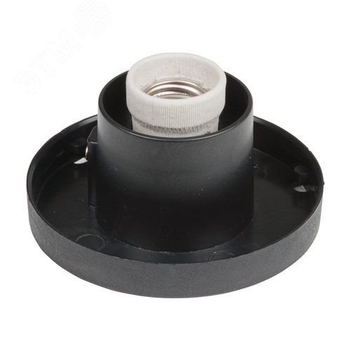 Основание для садово-парковых светильников, тип соединения с рассеивателем - посадочный, встроенный патрон E27, материал - пластик, цвет черный, упаковка - картон, UFP-А02BE BLACK - фото 2