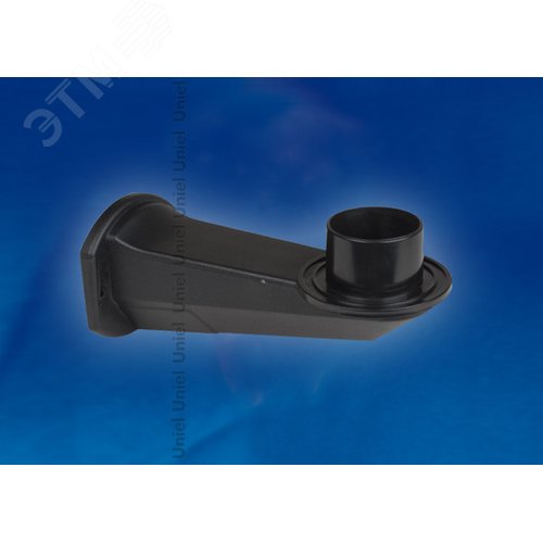 Кронштейн для садово-парковых светильников, резьбовой тип соединения с рассеивателем, 190мм длина, Е27 встроенный патрон, пластик, черный цвет - фото 2