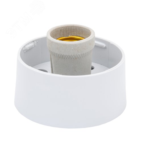 Основание для садово-парковых светильников. Тип соединения с рассеивателем - резьбовой. Встроенный патрон Е27. Материал - пластик. Цвет - белый. Упаковка - картон. UFP-A01AE WHITE - фото 3