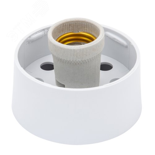 Основание для садово-парковых светильников. Тип соединения с рассеивателем - резьбовой. Встроенный патрон Е27. Материал - пластик. Цвет - белый. Упаковка - картон. UFP-A01AE WHITE - фото 2