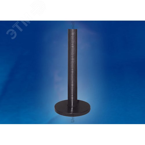 Опора с крышкой для садово-парковых светильников, 400мм высота, металл материал, черный цвет, в групповой картонной коробке, 1 уп - 1 шт - фото 3