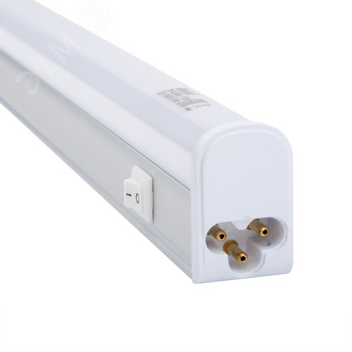 Светильник линейный LED (аналог Т5), 1100Lm, 4200К, выключатель на корпусе ULI-L02-14W-4200K-SL. Цвет корпуса - серебристый - фото 5