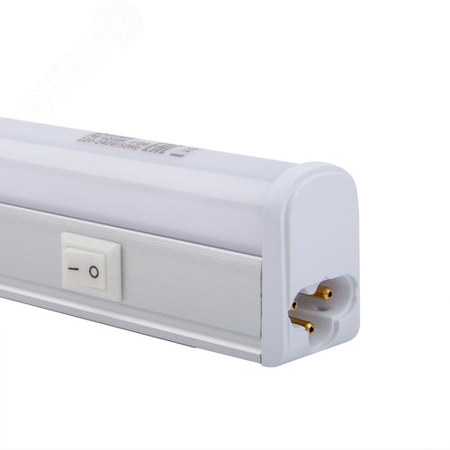 Светильник линейный LED (аналог Т5), 1100Lm, 4200К, выключатель на корпусе ULI-L02-14W-4200K-SL. Цвет корпуса - серебристый - фото 6