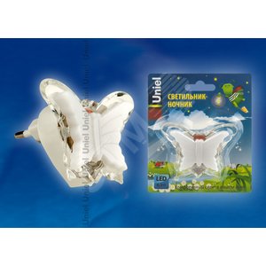 Ночник светодиодный без выключателя DTL308 0,5W 3LED триколор (красный, синий, зеленый) Бабочка - фото 2