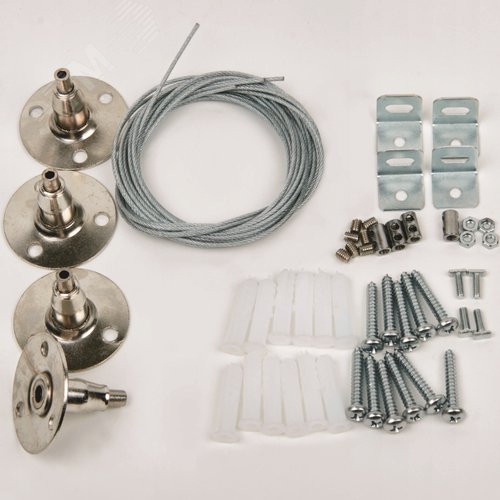 Крепления для светодиодных панелей серии PROM-3 UFL-H01 SILVER 100 POLYBAG - фото 2