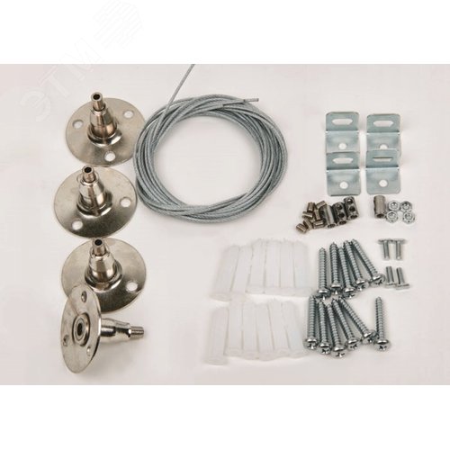 Крепления для светодиодных панелей серии PROM-3 UFL-H01 SILVER 100 POLYBAG - фото 3