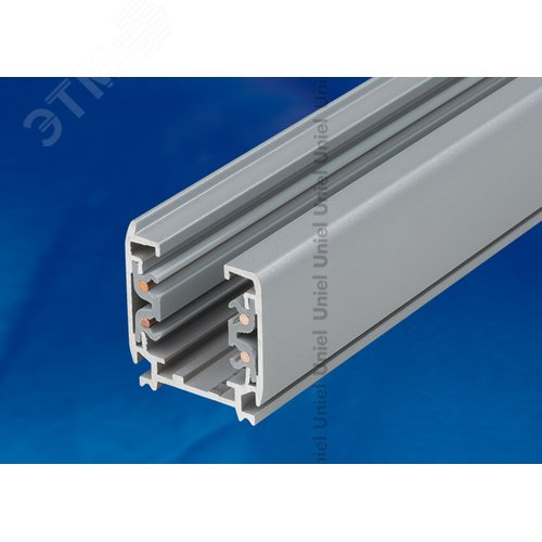 Шинопровод осветительный, тип А Трехфазный серебряный Длина 2 м UBX-AS4 SILVER 200 POLYBAG - фото 3