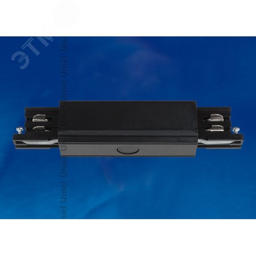 Соединитель для шинопроводов прямой внешний Трехфазный черный UBX-A12 BLACK 1 POLYBAG - фото 3