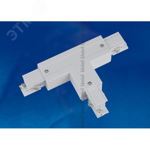 Соединитель для шинопроводов Т-образный Левый Внешний Трехфазный серебряный UBX-A32 SILVER 1 POLYBAG - фото 3