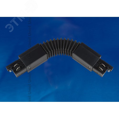 Соединитель для шинопроводов Гибкий Трехфазный черный UBX-A24 BLACK 1 POLYBAG - фото 2