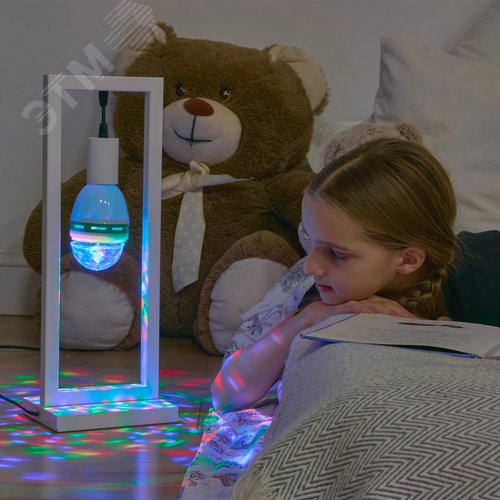 Светильник-Проектор светодиодный ULI-Q301 Серия DISCO, многоцветный ТМ VOLPE Работа от сети 220В Для установки в электропатрон E27 Цвет корпуса - белый - фото 17