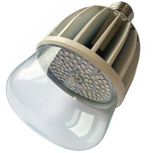 Лампа светодиодная для растений LED-M80-20W/SP/E27/CL ALS55WH спектр для рассады Форма M IP54 алюминий