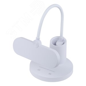 Светильник настольный светодиодный с подставкой под канцелярские принадлежностиUЛм-D603 10W/3000-6000K/DIM WHITE Сенсорный выключатель Диммер белый - фото 6