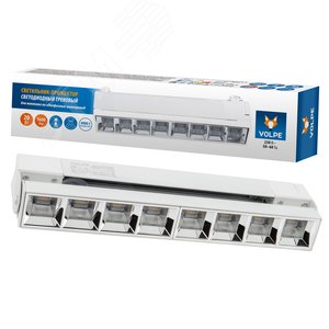 Изображение товара Светильник-прожектор ULB-Q283 20W/4000K WHITE светодиодный трековый Линейный 1600 Лм (4000К) Корпус белый (шт)