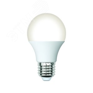 Лампа светодиодная LED-A60-5W/3000K/E27/FR/SLS Форма A матовая Теплый (3000K) Uniel