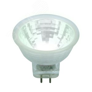 Лампа светодиодная, 220V. Прозрачная. Белый свет (4000K). Картон. ТМ .LED-MR11-3W/NW/GU4/220V GLZ21TR