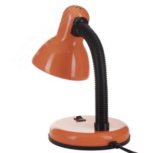 Светильник настольный. Цоколь E27. Цвет оранжевый - фото 3
