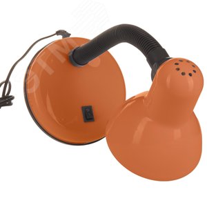 Светильник настольный. Цоколь E27. Цвет оранжевый - фото 4