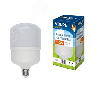 Лампа светодиодная LED-M80-30W/DW/E27/FR/S Матовая.  Simple. Дневной свет (6500K).