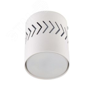 Изображение товара Светильник DLC-S617 GX53 WHITE декоративный накладной Sotto Без лампы цоколь GX53 Доп светодиодная подсветка 3Вт металл белый Fametto (шт)