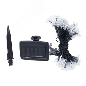 Изображение товара Гирлянда садовая на солнечной батарее USL-S-137/PT5000 SAKURA Сакура 50 светодиодов Разноцветный свет 1*АА Ni-Mh аккумулятор в/к IP44 (шт)